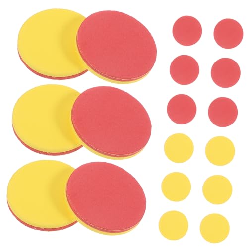 ERINGOGO 100 Stück Zählscheiben für die frühe Kindheit Spiel zappelt doppelt Interactive Toys kinderknallzeug Mathematikzähler für Chips zählen für Mathe Bunte Zähler Eva von ERINGOGO