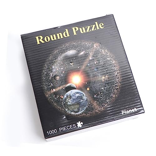 1000 Stück Planet 1000 Puzzle-Flugzeug Puzzle Intelligenz-Puzzle-Spielzeug flaches Puzzle-Spielzeug Erwachsene rätseln Planeten-Puzzle von ERINGOGO