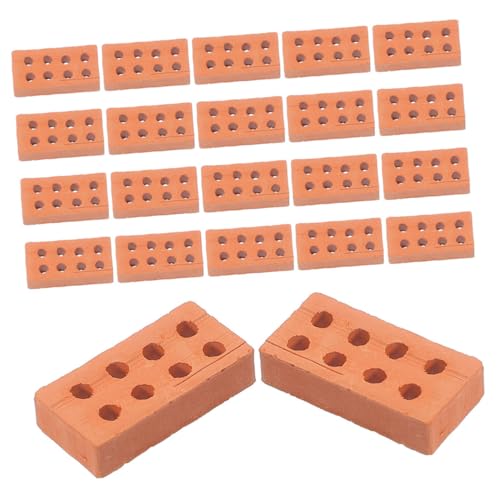 ERINGOGO 100Stücke Bausteine DIY Landschaftszubehör Für Miniatursteine Zur Kreativen Gestaltung Von Gebäuden Und Sandtisch Dekorationen Bricks Modellbau von ERINGOGO