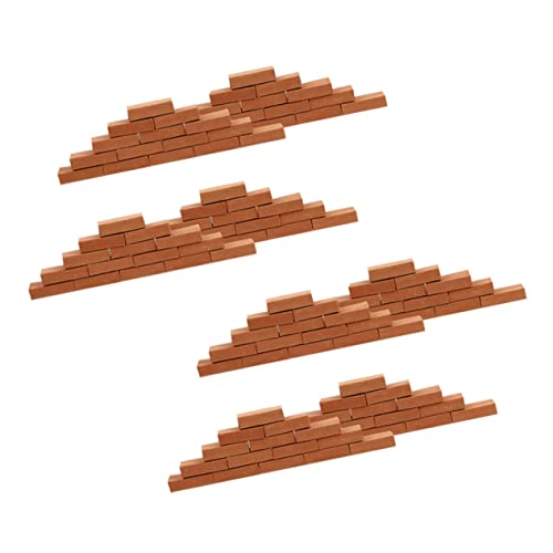 ERINGOGO 100Stücke Miniaturziegelsteine Realistische Miniaturwandziegel für Kreative Modelle und Szenenbau für Architektur Enthusiasten Fördert Kreativität und Motorische ERINGOGO 100Stücke Miniaturziegelsteine Realistische Miniaturwandziegel für Kreative Modelle und Szenenbau für Architektur Enthusiasten Fördert Kreativität und Motorische von ERINGOGO