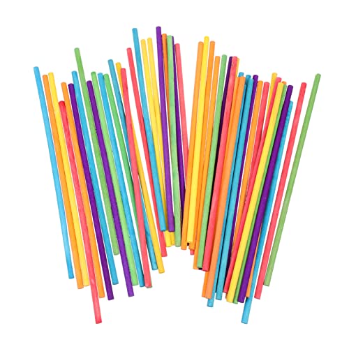 ERINGOGO 100Stücke Musikalische Stöcke für Teiliges Percussion aus Buntem für Musikalische Früherziehung und Kreative Entwicklung Gruppenaktivitäten von ERINGOGO