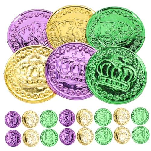 ERINGOGO 100st Karneval Münzen Schatz Der Piratenmünzen Schmuck Aus Piratenschätzen Schatz Piratenschatz Für Party Goldmünzen Simulation Schatzmünzen Plastik von ERINGOGO