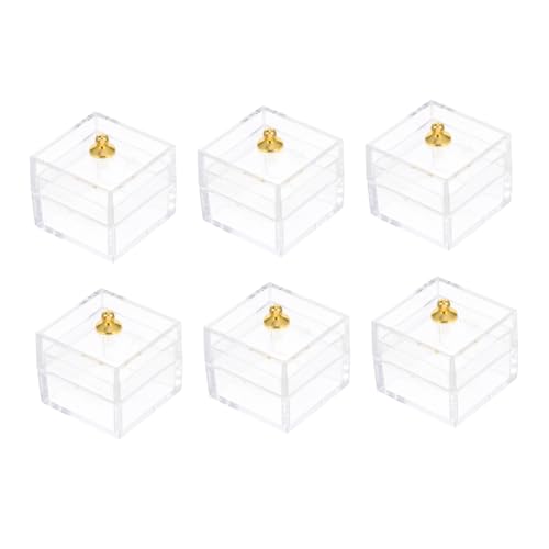 ERINGOGO 10Er-Box Mini -Simulations -Display -Box Orament behandeln klein für kinderspielzeug Behälter für Bonbons Miniatur-Süßigkeitenaufbewahrung Plastik Transparent ERINGOGO 10Er-Box Mini -Simulations -Display -Box Orament behandeln klein für kinderspielzeug Behälter für Bonbons Miniatur-Süßigkeitenaufbewahrung Plastik Transparent von ERINGOGO