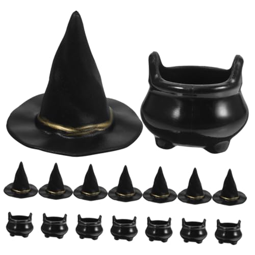 ERINGOGO 10sätze Teiliges Miniatur Halloween Und Hexenhüte Dekoration Für Halloween-partys Und -projekte Für Tisch Und Raumdeko ERINGOGO 10sätze Teiliges Miniatur Halloween Und Hexenhüte Dekoration Für Halloween-partys Und -projekte Für Tisch Und Raumdeko von ERINGOGO