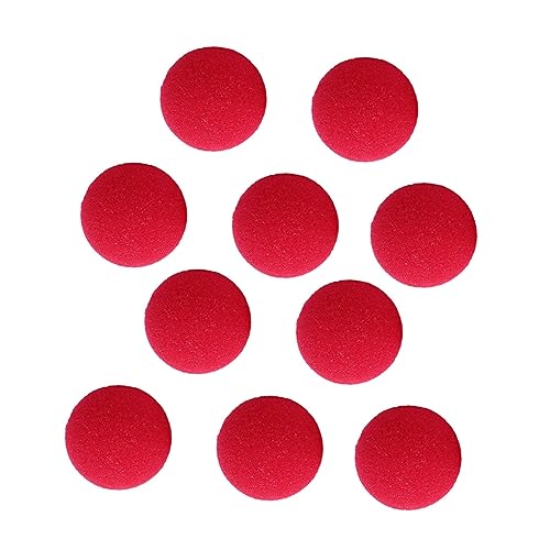 ERINGOGO Rote Clown-nase Für Erwachsene 10 Stück Kostüm-zubehör Performance-requisiten Weihnachten ERINGOGO Rote Clown-nase Für Erwachsene 10 Stück Kostüm-zubehör Performance-requisiten Weihnachten von ERINGOGO