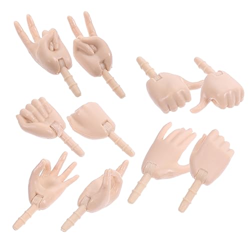 ERINGOGO 10Stücke DIY Puppenhandteile für Puppenherstellung Vielseitige Handoptionen für Miniaturpuppen Einfach zu Verwenden für Kreative Bastelprojekte ERINGOGO 10Stücke DIY Puppenhandteile für Puppenherstellung Vielseitige Handoptionen für Miniaturpuppen Einfach zu Verwenden für Kreative Bastelprojekte von ERINGOGO