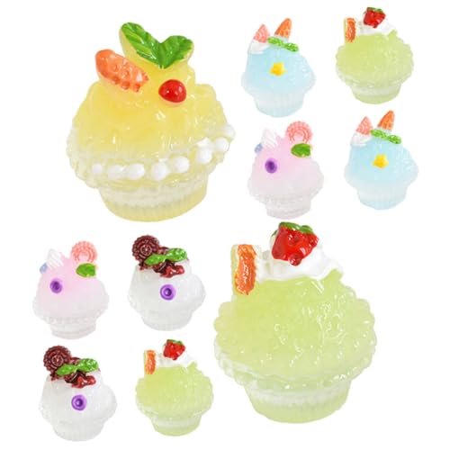 ERINGOGO 10 Stücke Kleiner EIS Modell Puppe Simuliertes Kleiner Eiscreme Satz für Puppenhaus Dekoration Realistische Miniatur Desserts in Gemischten Farben ERINGOGO 10 Stücke Kleiner EIS Modell Puppe Simuliertes Kleiner Eiscreme Satz für Puppenhaus Dekoration Realistische Miniatur Desserts in Gemischten Farben von ERINGOGO