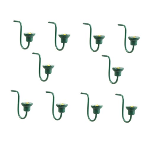 ERINGOGO 10Stücke Teiliges Mini Wandlampenmodell für Sandtischdekoration Hochwertige Ornamente für Mini Landschafts und Gartendekor Warmweißes Licht Tragbares Design für Kreative von ERINGOGO