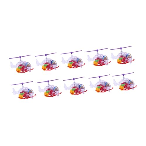 ERINGOGO 10Stücke Wind Up Plastikhubschrauber Uhrwerksspielzeuge Für Lustige Partyspielzeuge Zufällige Farben Für Spiel Und Unterhaltung ERINGOGO 10Stücke Wind Up Plastikhubschrauber Uhrwerksspielzeuge Für Lustige Partyspielzeuge Zufällige Farben Für Spiel Und Unterhaltung von ERINGOGO