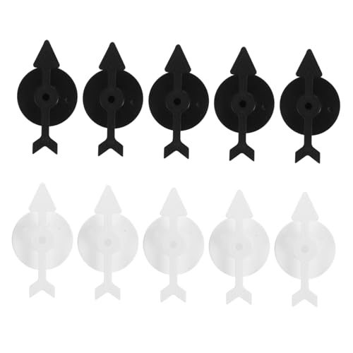 ERINGOGO 10pcs Kunststoff -brettspiel Pfeile DIY Turntable Für Brettspiele Spinning Pfeile Für Klassenzimmeraktivitäten Partyspiele Home School Projects von ERINGOGO