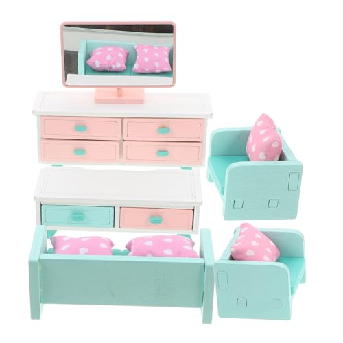 ERINGOGO 10stücke Teiliges Möbel Set Miniaturmöbel Für Authentische Spielumgebungen Sofa Tisch Tv Und Schrank Für Kreative Spielstunden ERINGOGO 10stücke Teiliges Möbel Set Miniaturmöbel Für Authentische Spielumgebungen Sofa Tisch Tv Und Schrank Für Kreative Spielstunden von ERINGOGO