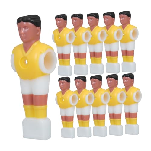 ERINGOGO 11 Stück Tischfußballspieler Fußballfiguren Ersatzteile für Tischfußball Fußballschuhe Up Fußballziel Mann Kickerfigur Mini-Fußballer-Statue Umweltfreundlicher Kunststoff Yellow ERINGOGO 11 Stück Tischfußballspieler Fußballfiguren Ersatzteile für Tischfußball Fußballschuhe Up Fußballziel Mann Kickerfigur Mini-Fußballer-Statue Umweltfreundlicher Kunststoff Yellow von ERINGOGO