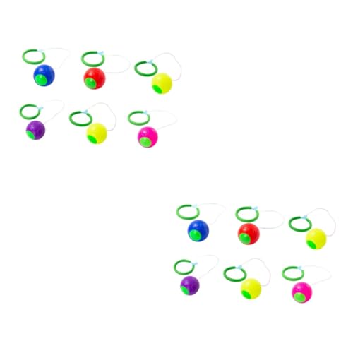 ERINGOGO 12 STK Schwammring Springender Ball Knöchelsprungballspielzeug Knöchel-Springseil-Sprungball Spielzeug für draußen Kinderspielzeug Outdoor-Schaukeln für Erwachsene der Ring Jungen von ERINGOGO