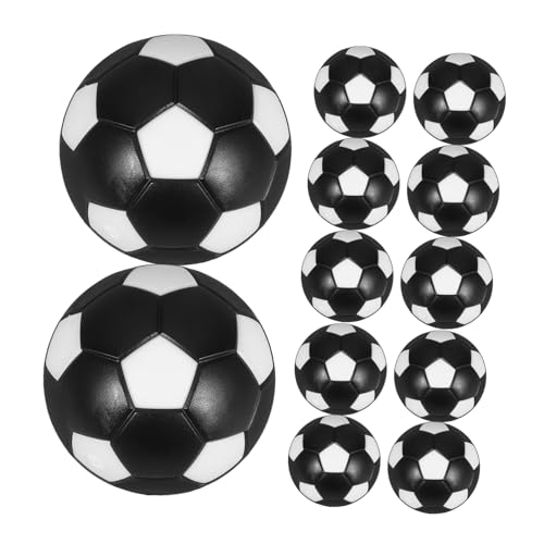 ERINGOGO 12 Stück Ersatzball für Tischfußball Ersatz für Tischfußballspiele Foosballball Tischfußball Zubehör Tischfußball Mini-Tischfußballbälle Kleiner Fußball die Hüften Black ERINGOGO 12 Stück Ersatzball für Tischfußball Ersatz für Tischfußballspiele Foosballball Tischfußball Zubehör Tischfußball Mini-Tischfußballbälle Kleiner Fußball die Hüften Black von ERINGOGO
