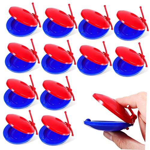 ERINGOGO 12 Stück Fingerkastagnetten Handglocke Instrumente Trommel Mini Musikinstrument Music Instruments for Kastagnetten Kastagnetten-Rhythmusspielzeug Plastik ERINGOGO 12 Stück Fingerkastagnetten Handglocke Instrumente Trommel Mini Musikinstrument Music Instruments for Kastagnetten Kastagnetten-Rhythmusspielzeug Plastik von ERINGOGO