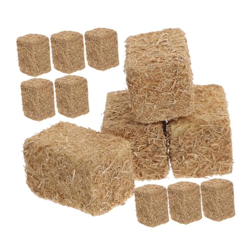 ERINGOGO 12 Stück Heuhaufen-Modell Mini Heu für Kaninchen Puppenstubenheu Fallen Sachen Ballendekoration simuliertes Hof Szene sandtisch selber Machen Holz ERINGOGO 12 Stück Heuhaufen-Modell Mini Heu für Kaninchen Puppenstubenheu Fallen Sachen Ballendekoration simuliertes Hof Szene sandtisch selber Machen Holz von ERINGOGO