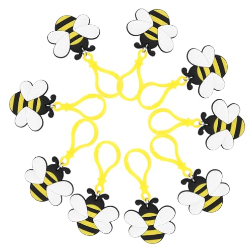 ERINGOGO 12 Stück Kleine Biene Schlüsselanhänger Party Happy Props Kid Bees Charms Banner Zubehör Biene Geburtstagstaschen Niedlicher Babyring Mädchen Hochzeit Kleine Zufällige Farbe ERINGOGO 12 Stück Kleine Biene Schlüsselanhänger Party Happy Props Kid Bees Charms Banner Zubehör Biene Geburtstagstaschen Niedlicher Babyring Mädchen Hochzeit Kleine Zufällige Farbe von ERINGOGO