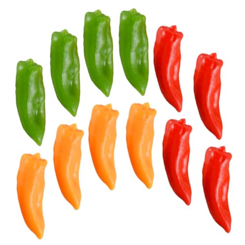 ERINGOGO 12 Stück Künstliche Paprika Realistische Deko Gemüse für Fotorequisiten und Tischdekoration Lebensnahe Nachbildung für Zuhause und Veranstaltungen ERINGOGO 12 Stück Künstliche Paprika Realistische Deko Gemüse für Fotorequisiten und Tischdekoration Lebensnahe Nachbildung für Zuhause und Veranstaltungen von ERINGOGO