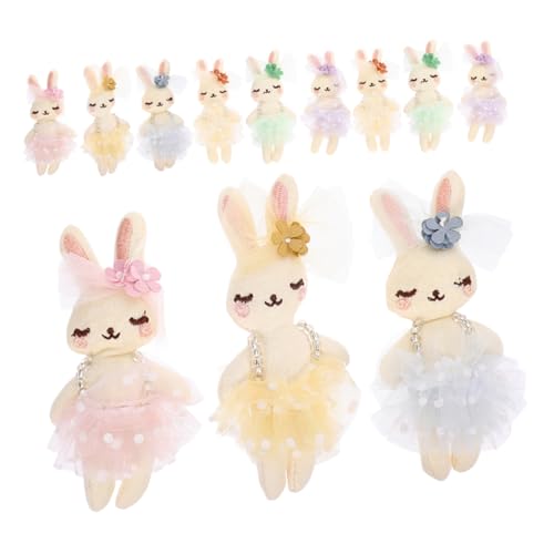 ERINGOGO 12 Stück Kuscheltier Hase Niedliche Stofftiere für Bastelprojekte Handgefertigte Hasenpuppen Deko für Ostern und Kinderzimmer Hochwertige Materialien Weiche Plüschhasen für ERINGOGO 12 Stück Kuscheltier Hase Niedliche Stofftiere für Bastelprojekte Handgefertigte Hasenpuppen Deko für Ostern und Kinderzimmer Hochwertige Materialien Weiche Plüschhasen für von ERINGOGO