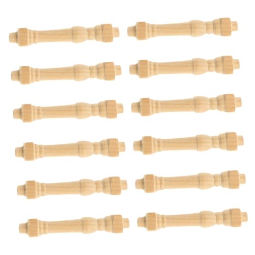 ERINGOGO 12 Stück Mini-Möbelmodell Miniatur winziges Zuhause Stangen Schiene für kinderspielzeug puppenhauszubehör Mini Möbel Mini House Accessory Holz ERINGOGO 12 Stück Mini-Möbelmodell Miniatur winziges Zuhause Stangen Schiene für kinderspielzeug puppenhauszubehör Mini Möbel Mini House Accessory Holz von ERINGOGO