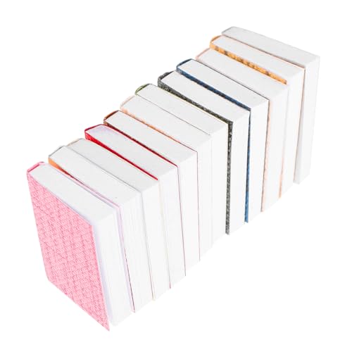ERINGOGO 12stücke Miniatur Bücher Für Puppenhaus Leere Mini-bücher Zum Basteln Dekorieren Zubehör Für Puppenhaus-bibliotheken Und Fotografie-Dekoration von ERINGOGO