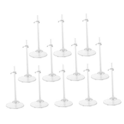 ERINGOGO 12 Stück Puppenständer doll Accessories Puppenhalter Puppenaufbewahrungsständer Gestell für Puppe Puppenzubehör Zubehör für den Puppenladen Figur Steht Plastik Transparent ERINGOGO 12 Stück Puppenständer doll Accessories Puppenhalter Puppenaufbewahrungsständer Gestell für Puppe Puppenzubehör Zubehör für den Puppenladen Figur Steht Plastik Transparent von ERINGOGO