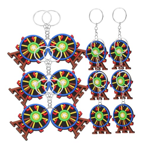 ERINGOGO 12 Stück Riesenrad-schlüsselanhänger Schlüsselbund Stolz-armband Autoschlüsselkette Plüsch Schnelle Armbänder Handyhalter Auto Geldbörse-ornament Telefon Armband Pvc ERINGOGO 12 Stück Riesenrad-schlüsselanhänger Schlüsselbund Stolz-armband Autoschlüsselkette Plüsch Schnelle Armbänder Handyhalter Auto Geldbörse-ornament Telefon Armband Pvc von ERINGOGO