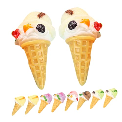 ERINGOGO 12 Stück Simulations- Miniatures miniaturmodelle Simulation Eiscreme Künstliche Eiscreme Dekorative Eiscreme Dessert-Display-Modelle Partygeschenke Eistüte Harz ERINGOGO 12 Stück Simulations- Miniatures miniaturmodelle Simulation Eiscreme Künstliche Eiscreme Dekorative Eiscreme Dessert-Display-Modelle Partygeschenke Eistüte Harz von ERINGOGO