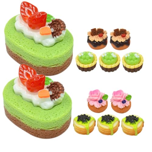 ERINGOGO 12stücke Teiliges Miniatur Modelle Für Puppenhaus Dekorative Desserts Für Kreatives Spielzeug Und DIY Miniaturhäuser Für Sammler von ERINGOGO