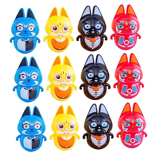 ERINGOGO 12 Stück Teiliges Cartoon Wackelfiguren Frühpädagogisches Tischdekor Niedrig Kippsicheres Wackelspielzeug für Kinderzimmer und Büro ERINGOGO 12 Stück Teiliges Cartoon Wackelfiguren Frühpädagogisches Tischdekor Niedrig Kippsicheres Wackelspielzeug für Kinderzimmer und Büro von ERINGOGO