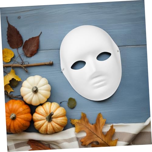 ERINGOGO 12 Stück Teiliges DIY Halloween Masken Damen Weiße Papiermaske zum Bemalen Umweltfreundliche Papiermaske mit Elastischem Band Unbemalte Hip Hop Tanz Kostüm Gesichtsmaske für ERINGOGO 12 Stück Teiliges DIY Halloween Masken Damen Weiße Papiermaske zum Bemalen Umweltfreundliche Papiermaske mit Elastischem Band Unbemalte Hip Hop Tanz Kostüm Gesichtsmaske für von ERINGOGO