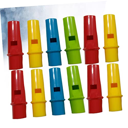 ERINGOGO 12 Stück Teiliges DIY Zylinder Panflöten aus Abs Farbenfrohe Musikinstrumente für Sichere Langlebige Flötenpfeifen Fördert Musikalische Kreativität und Spielspaß Zufällige Farbe von ERINGOGO