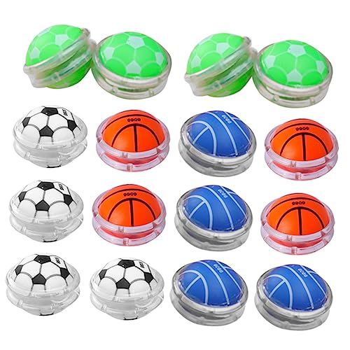 ERINGOGO 12 Stück Teiliges Design für Zufällige Farben und Muster für Outdoor Spiele Fördert die Hand Augen Koordination und Stressabbau Zufällige Farbe von ERINGOGO