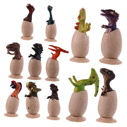 ERINGOGO 12 Stück Teiliges Dinosaurier Eier Realistische TPR Softgummi Deko Figuren für Geburtstagsfeiern Klassenzimmer und Tischdekoration ERINGOGO 12 Stück Teiliges Dinosaurier Eier Realistische TPR Softgummi Deko Figuren für Geburtstagsfeiern Klassenzimmer und Tischdekoration von ERINGOGO