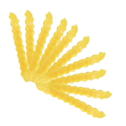 ERINGOGO 12 Stück Teiliges Künstliches French Fries Realistische Pommes Frites Modelle Lebensnahe Food Props für Dekoration Restaurant Party Zubehör von ERINGOGO