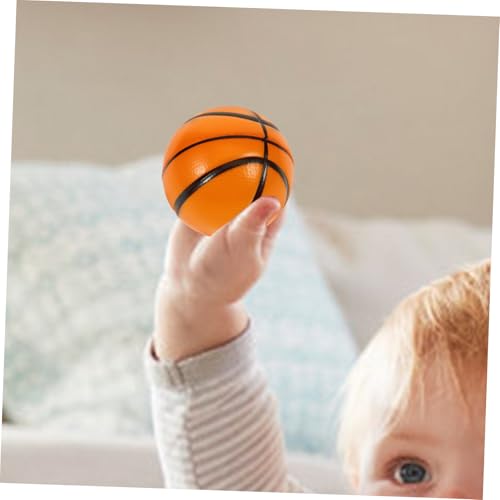 ERINGOGO 12 Stück Teiliges Mini Basketball Stressspielzeug Weiche Squeeze Bälle aus Langlebigem Material Tragbar und Waschbar für Stressabbau Partygeschenk und Entspannende Handmassage von ERINGOGO