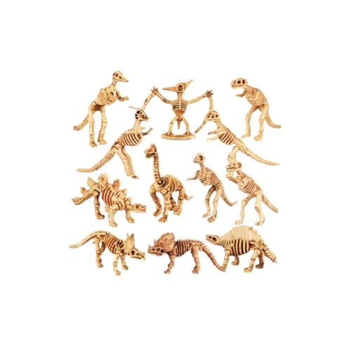 ERINGOGO 12 Stück Teiliges Mini Dinosaurier Skelett Modell Kreatives Archäologisches Ausgrabungsspielzeug Lustige Dino Ornamente für Sammler Schreibtischdeko und Lernspielzeug ERINGOGO 12 Stück Teiliges Mini Dinosaurier Skelett Modell Kreatives Archäologisches Ausgrabungsspielzeug Lustige Dino Ornamente für Sammler Schreibtischdeko und Lernspielzeug von ERINGOGO