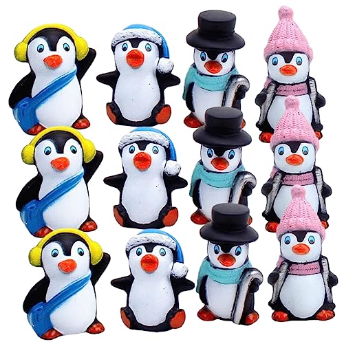 ERINGOGO 12 Stück Teiliges Miniatur Pinguin Figuren Bunte Realistische Deko Vielseitig als Kuchenverzierung Kinderzimmer und Gartenornament Spielerisches Zuhause Accessoire ERINGOGO 12 Stück Teiliges Miniatur Pinguin Figuren Bunte Realistische Deko Vielseitig als Kuchenverzierung Kinderzimmer und Gartenornament Spielerisches Zuhause Accessoire von ERINGOGO