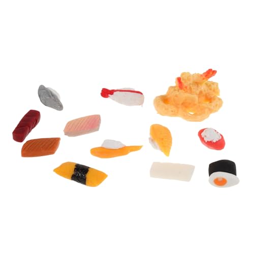 ERINGOGO 12 Stück Teiliges Miniatur Sushi Realistische Japanische Puppenhaus Deko Detailgetreue Miniatur Lebensmittel Requisiten für Puppenküche Wiederverwendbare Spielzeugfiguren ERINGOGO 12 Stück Teiliges Miniatur Sushi Realistische Japanische Puppenhaus Deko Detailgetreue Miniatur Lebensmittel Requisiten für Puppenküche Wiederverwendbare Spielzeugfiguren von ERINGOGO