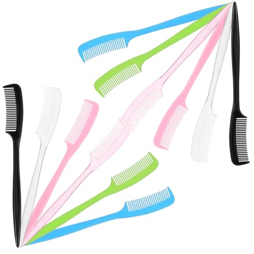 ERINGOGO 12 Stück Teiliges Puppenhaar Styling Set mit Spitzkamm und Entwirrungsbürste Kompakter Haarkamm für Synthetische Haare Tragbares Zubehör für Kreative Frisuren bei Puppen von ERINGOGO