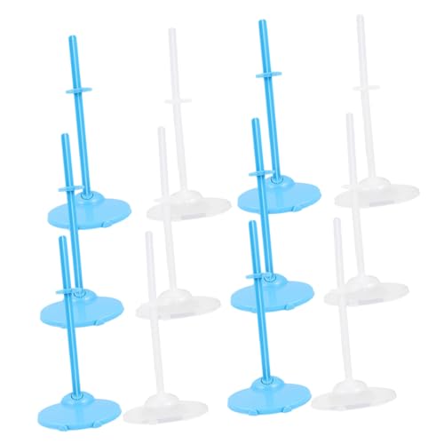 ERINGOGO 12 Stück Teiliges Puppenständer mit Transparenten und Blauen Halterungen Kunststoff Doll Figure Stand Verstellbare Puppenhalter für Puppenhaus Display und Spielzeugaufbewahrung ERINGOGO 12 Stück Teiliges Puppenständer mit Transparenten und Blauen Halterungen Kunststoff Doll Figure Stand Verstellbare Puppenhalter für Puppenhaus Display und Spielzeugaufbewahrung von ERINGOGO
