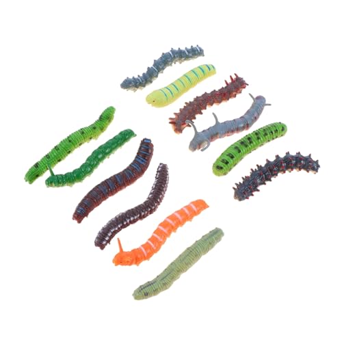 ERINGOGO 12 Stück Teiliges Realistische Fake Raupen Lustige Streichinsekten für Halloween Aprilscherz Überraschung für Partys und Kreative Sammlungen Zufällige Farbe Zufällige Farbe ERINGOGO 12 Stück Teiliges Realistische Fake Raupen Lustige Streichinsekten für Halloween Aprilscherz Überraschung für Partys und Kreative Sammlungen Zufällige Farbe Zufällige Farbe von ERINGOGO