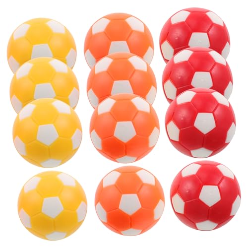ERINGOGO 12 Stück Teiliges Tischfußball Bälle Kompatibel mit Mini Tischkicker Farblich Sortierte Ersatzbälle für Familien Freundschaftsspiele und Gesellige Runden von ERINGOGO