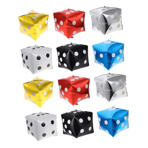 ERINGOGO 12 Stück Teiliges für Themenpartys Aluminiumfolie und Geburtstagsfeiern und Shower Dekorationen ERINGOGO 12 Stück Teiliges für Themenpartys Aluminiumfolie und Geburtstagsfeiern und Shower Dekorationen von ERINGOGO