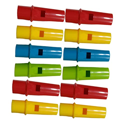 ERINGOGO 12 Stück Zylindrische Flötenspielzeuge Instrumente Für Panflöteninstrument Spielzeugflöte Pfeife Flötenpfeife Handklanginstrument Spielzeugpfeifen Zufällige Farbe ERINGOGO 12 Stück Zylindrische Flötenspielzeuge Instrumente Für Panflöteninstrument Spielzeugflöte Pfeife Flötenpfeife Handklanginstrument Spielzeugpfeifen Zufällige Farbe von ERINGOGO