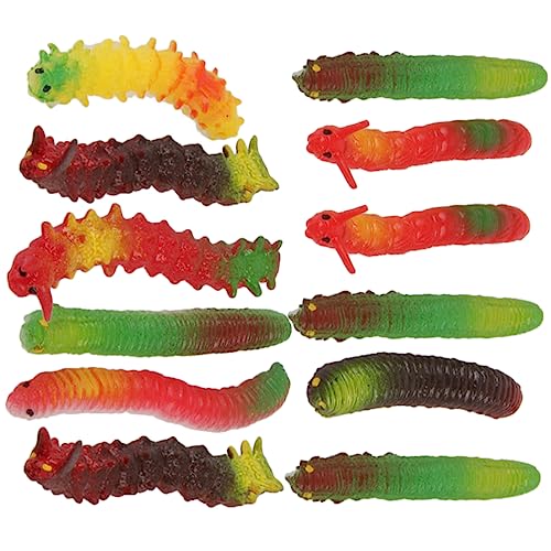 ERINGOGO 12 Stück künstliche Raupe Insekt realistisch gefälscht verrückt kinderspielzeug Halloween Decorations Lernspielzeug Children Toys Halloween-Streichspielzeug Streichquellen Plastik ERINGOGO 12 Stück künstliche Raupe Insekt realistisch gefälscht verrückt kinderspielzeug Halloween Decorations Lernspielzeug Children Toys Halloween-Streichspielzeug Streichquellen Plastik von ERINGOGO