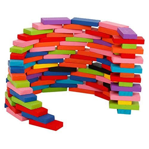 ERINGOGO 120Stücke Domino Blöcke Für Domino Kreativität Und Lernfähigkeiten Pädagogisches Für Jungen Für Frühes Lernen ERINGOGO 120Stücke Domino Blöcke Für Domino Kreativität Und Lernfähigkeiten Pädagogisches Für Jungen Für Frühes Lernen von ERINGOGO