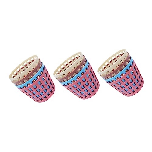 ERINGOGO 12Er-Box Mini-Hausspeicherhalter ablagekörbe kühlkorb einkaufskorb Present Ideas spielzeuge für Mini-Korb Haushaltswaren Puppenhaus-Ornamente Miniatur-Hausversorgung PVC von ERINGOGO