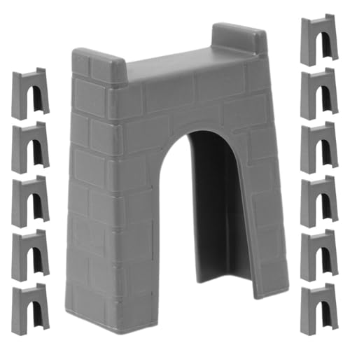 ERINGOGO 12St Gleiszubehör Brückenunterstützungszug dekoratives Brückenpfeilermodell Lustiger Bahnbrückenpier Simulation Eisenbahnbrückenpier Bridge-Modell Plastik Grey ERINGOGO 12St Gleiszubehör Brückenunterstützungszug dekoratives Brückenpfeilermodell Lustiger Bahnbrückenpier Simulation Eisenbahnbrückenpier Bridge-Modell Plastik Grey von ERINGOGO