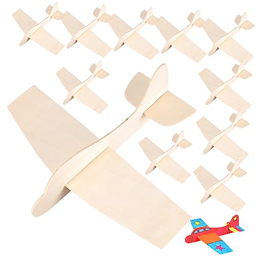 ERINGOGO Glatter Flugzeug-modellbausatz Aus Holz Flugzeugspielzeug Zum Zusammenbauen Für Kleinkinder Jungen Und Mädchen Flugzeugmodell Sicheres Bastelzubehör ERINGOGO Glatter Flugzeug-modellbausatz Aus Holz Flugzeugspielzeug Zum Zusammenbauen Für Kleinkinder Jungen Und Mädchen Flugzeugmodell Sicheres Bastelzubehör von ERINGOGO